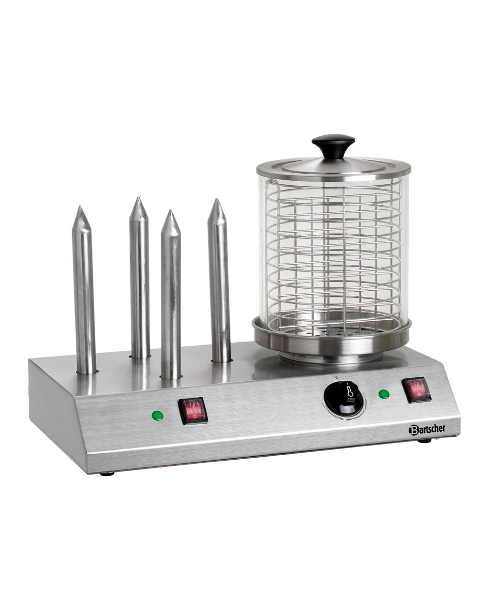 Chauffe-saucisses - 1,25 litre - 4 gressins - Bartscher - A120408