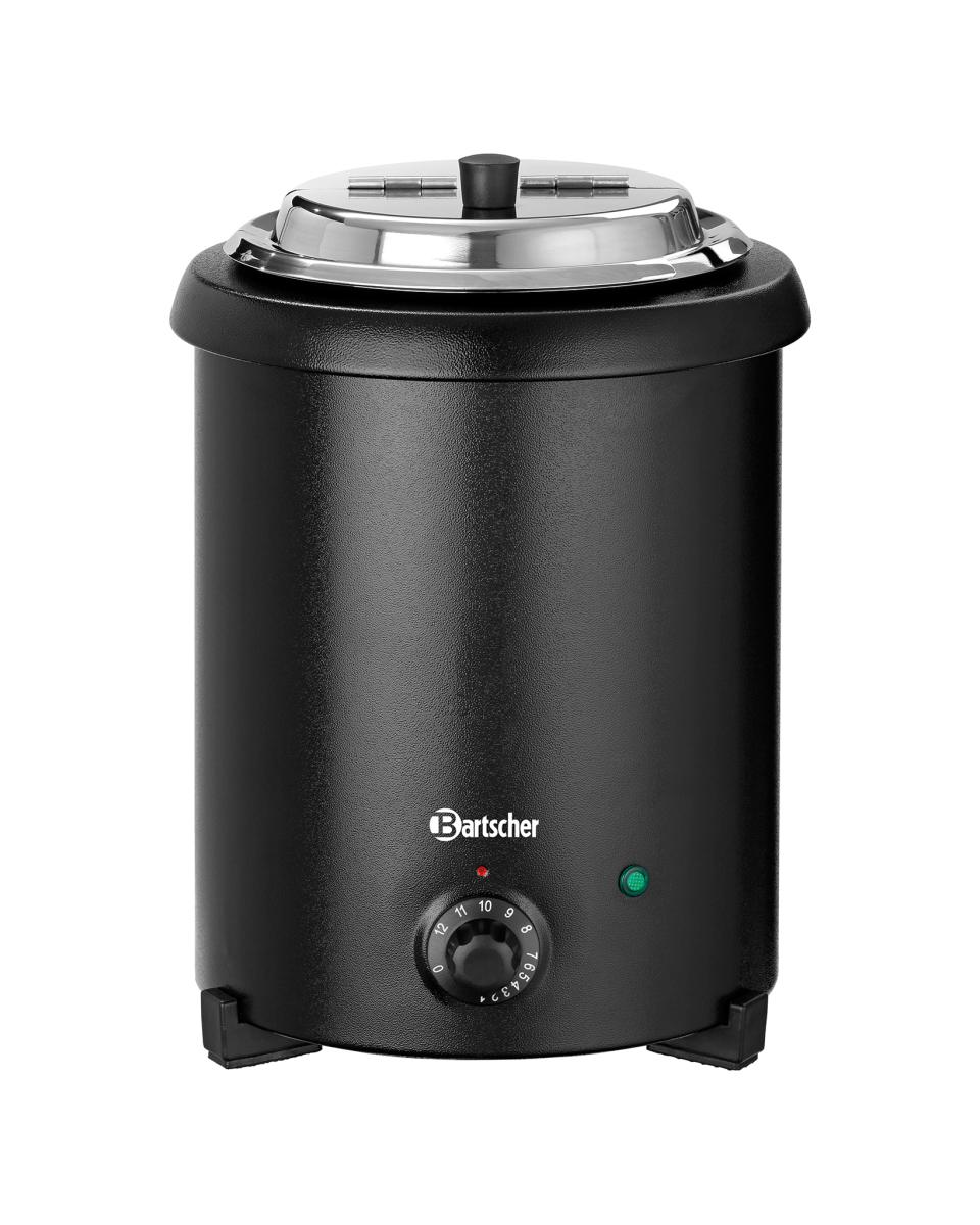 Bouilloire à soupe - 5,4 litres - Noir - Bartscher - 100062