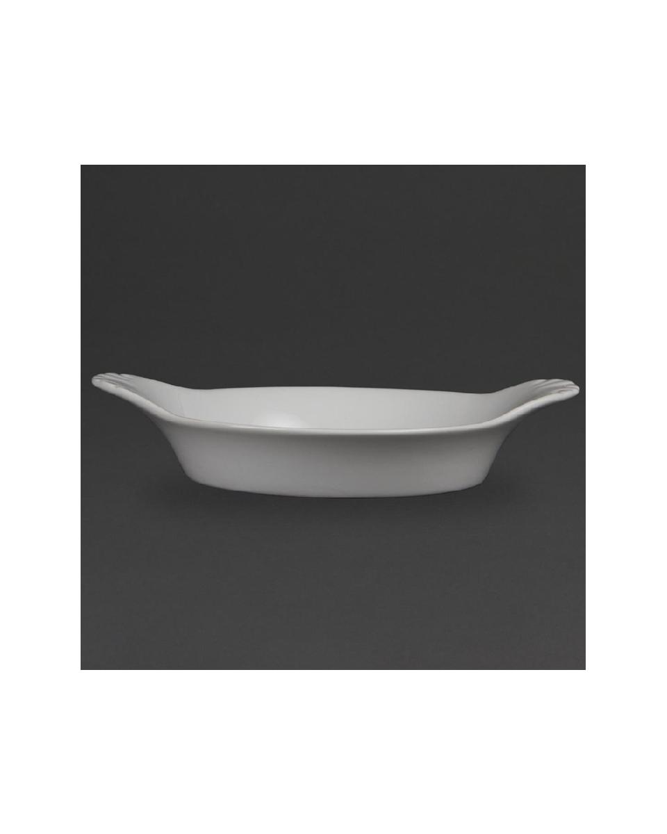 Plat en granit - 6 pièces - H 4,7 x 22 x 17,7 CM - Porcelaine - Olympia - W433