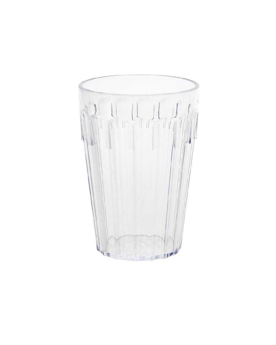 Verre - 25.5 CL - 12 pièces - Ø 7 x H 10 CM - Polycarbonate - Olympia - K577