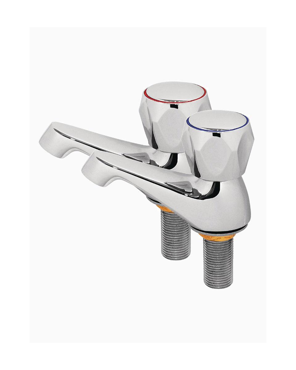 Robinets lave-mains - 2 pièces - H 11,8 x 4,8 x 11,8 CM - Vogue - P090