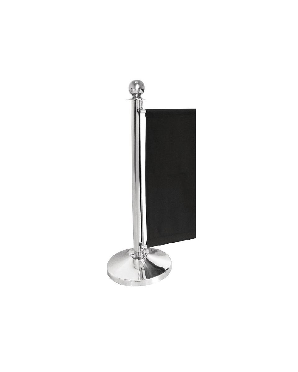 Poteau barrière - Ø 30 x H 95 CM - Inox - Bolero - S651