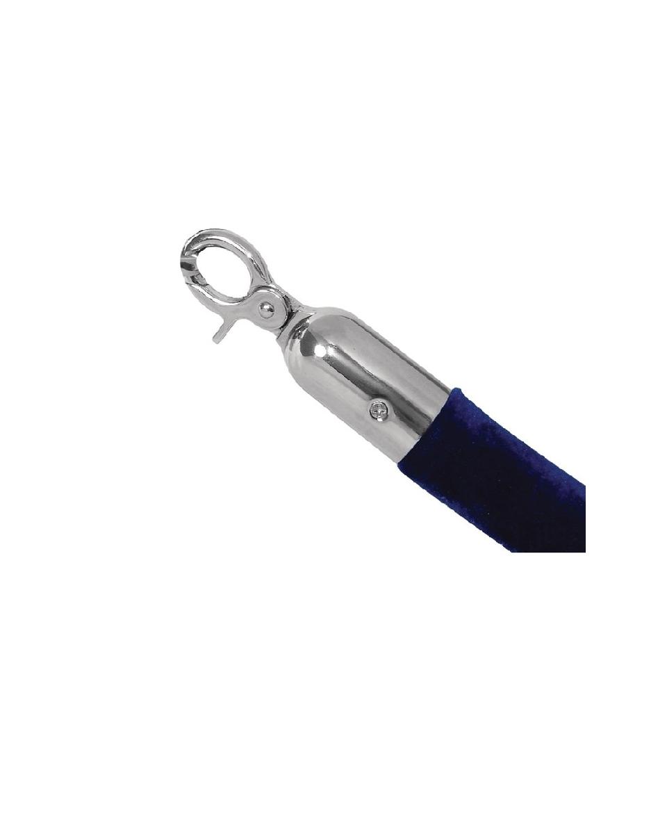 Cordon de marquage - Bleu - Ø 3,2 x 150 CM - Polyester/Zinc - Bolero - U917