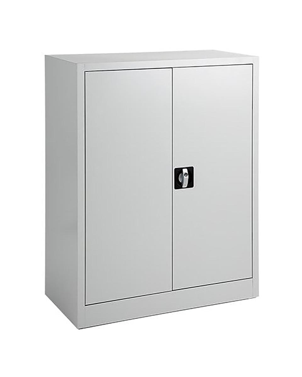 Classeur - Gris - H 100 x 80 x 42 CM - Avec serrure - FLC
