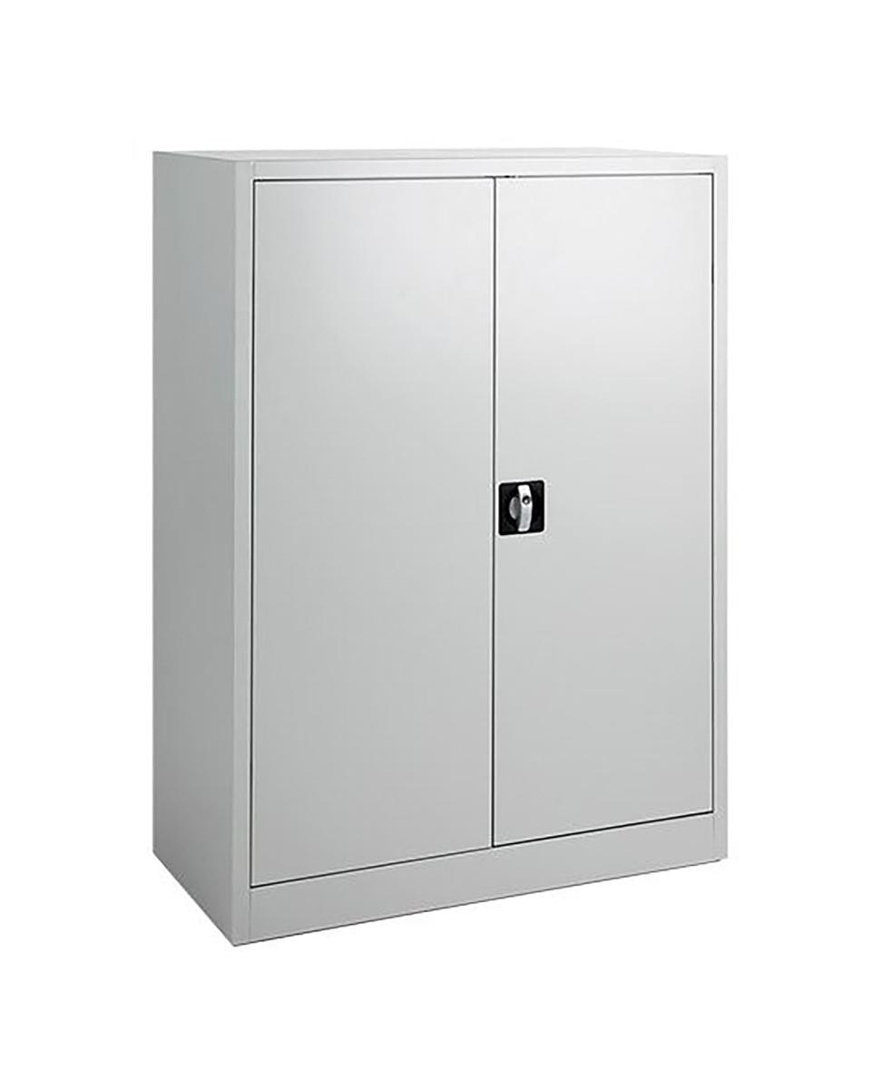 Classeur - Gris - H 120 x 92 x 42 CM - Avec serrure - FLC