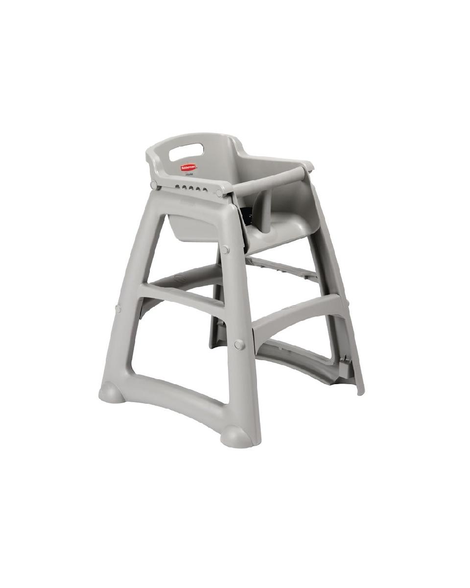 Chaise haute - Platine - H 75,6 x 59,7 x 59,7 CM - Plastique - Rubbermaid - M959