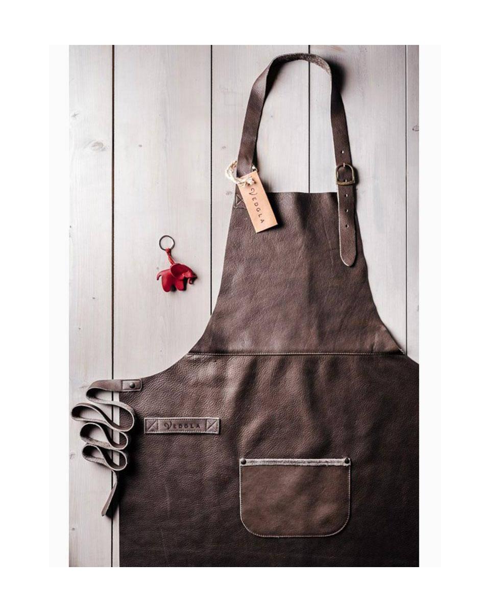 Tablier / tabliers en cuir Marron