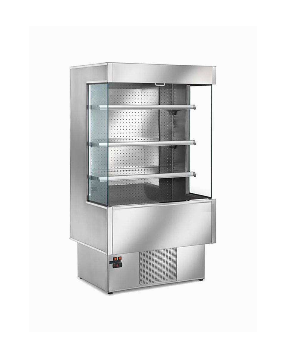 Meuble mural réfrigéré - 180 CM - 4 Niveaux - Inox - Expo Self - Diamond - MTX-18