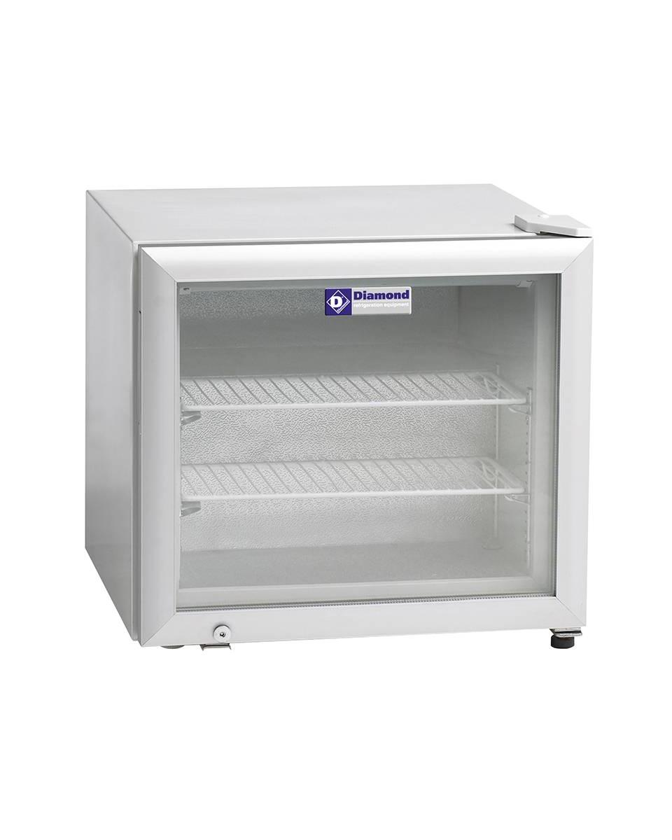 Vitrine congélateur - 50 Litres - Blanc - Diamant - TOP50N/R2