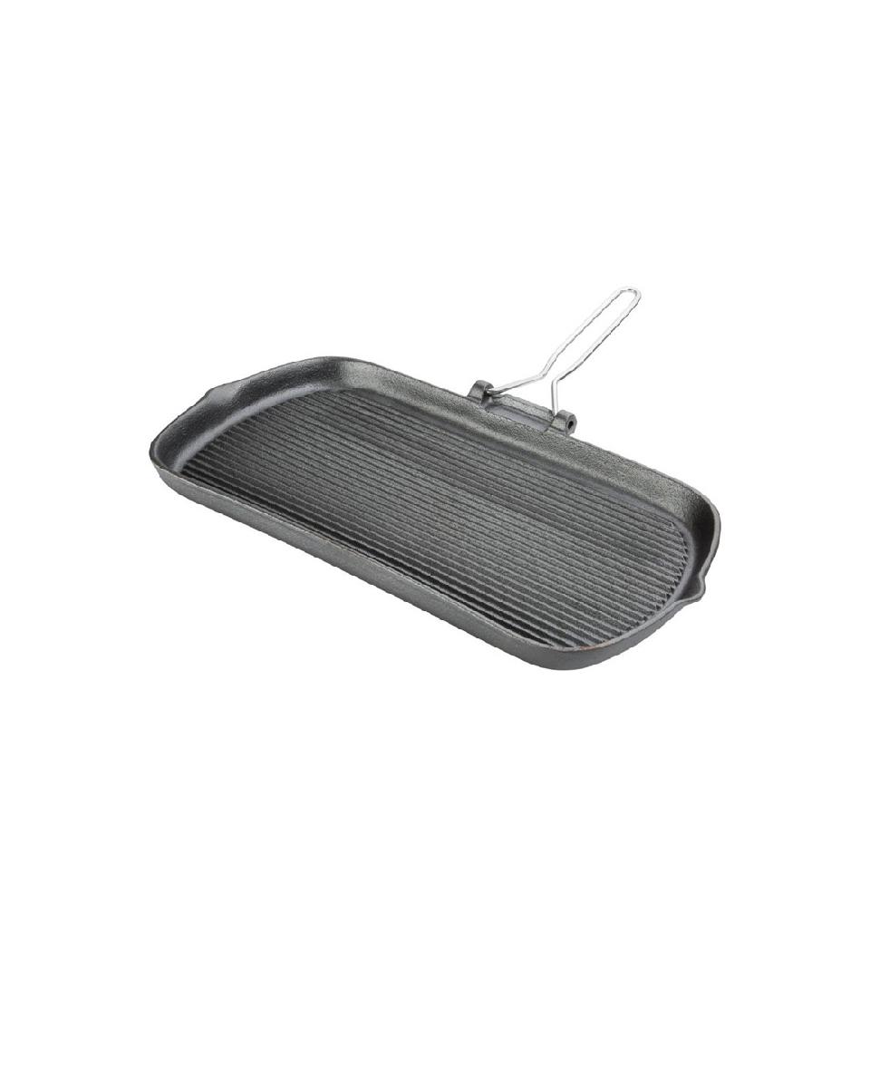 Poêle à griller - H 3,7 x 22,9 x 38,1 CM - Fonte - Vogue - K417