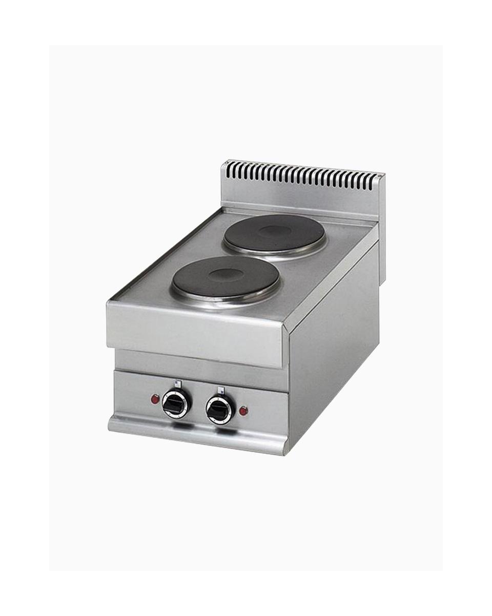 Cuisinière - Ligne 650 - 2 plaques - Mastro - 6540PCE