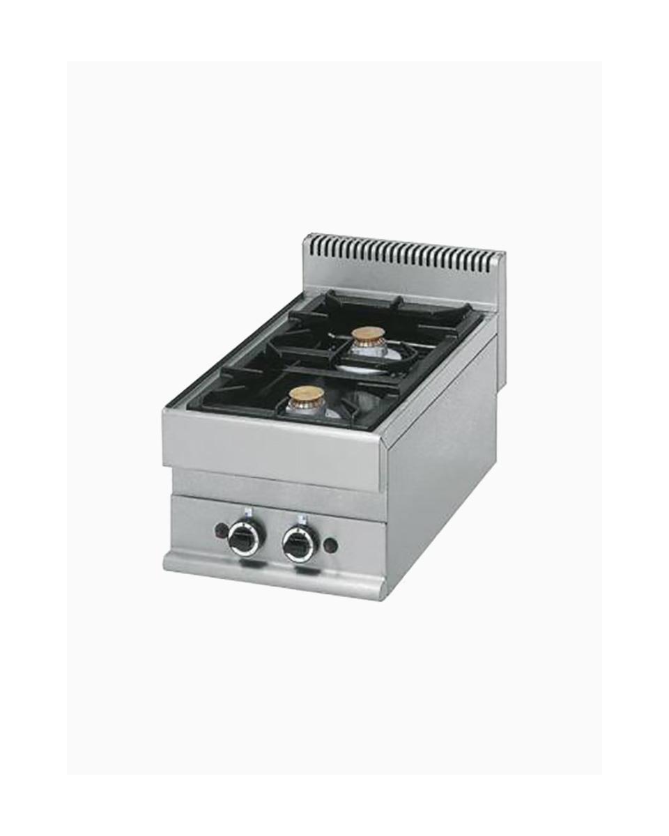 Cuisinière à Gaz - Ligne 650 - 2 Brûleurs - 40 CM - Mastro - 6540PCG