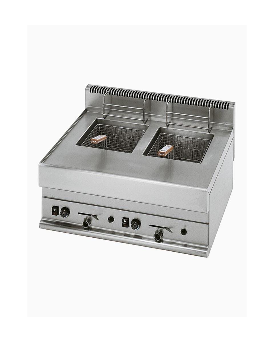 Friteuse - Ligne 650 - Gaz - 2 x 8Litres - Mastro - 6570FRG