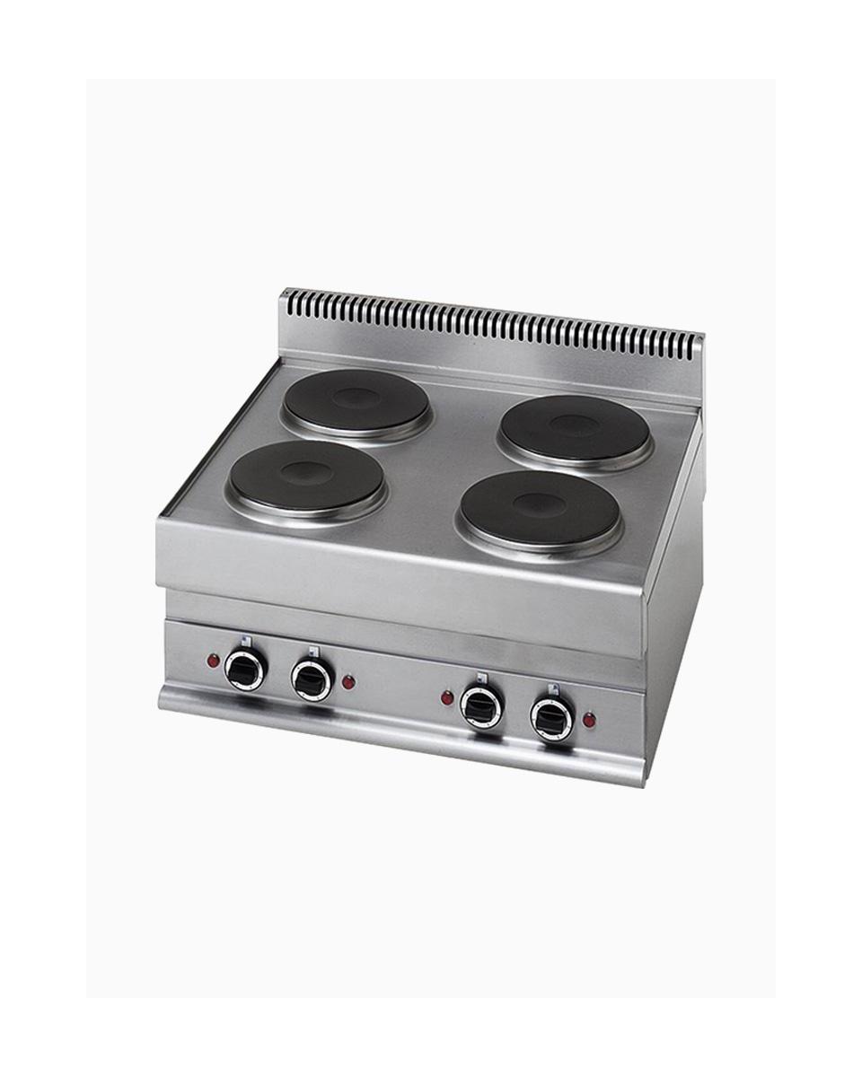 Cuisinière - Ligne 650 - 4 plaques - Mastro - 6570PCE