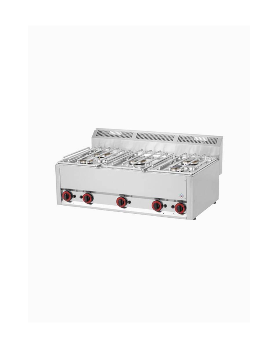 Cuisinière à gaz - 5 foyers - Modèle de table - Diamant - GS6/5FT