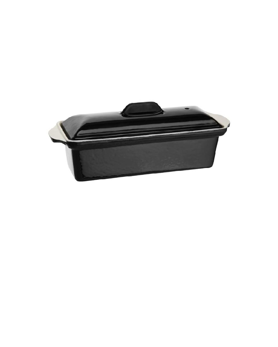 Moule à Pate - 1,3 Litre - Noir - H 9 x 31 x 10 CM - Fonte - Vogue - U559