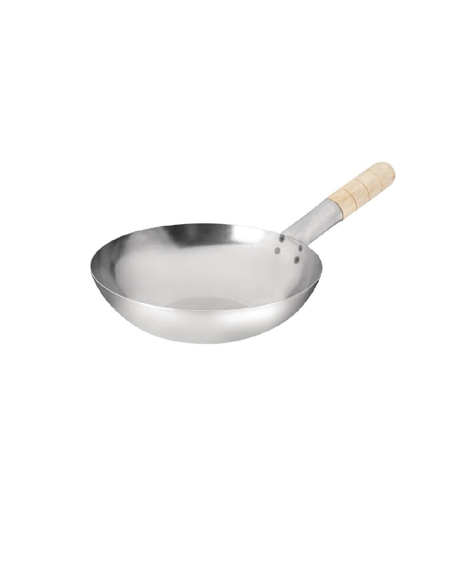 Poêle wok - Ø 25,4 CM - Acier - Vogue - K295