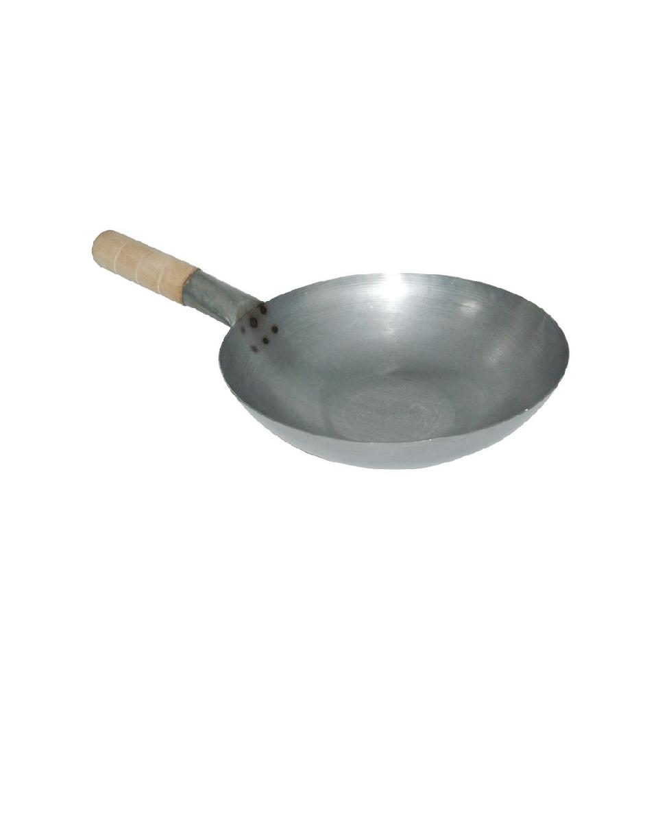 Poêle wok - Ø 35,6 CM - Acier - Vogue - K297