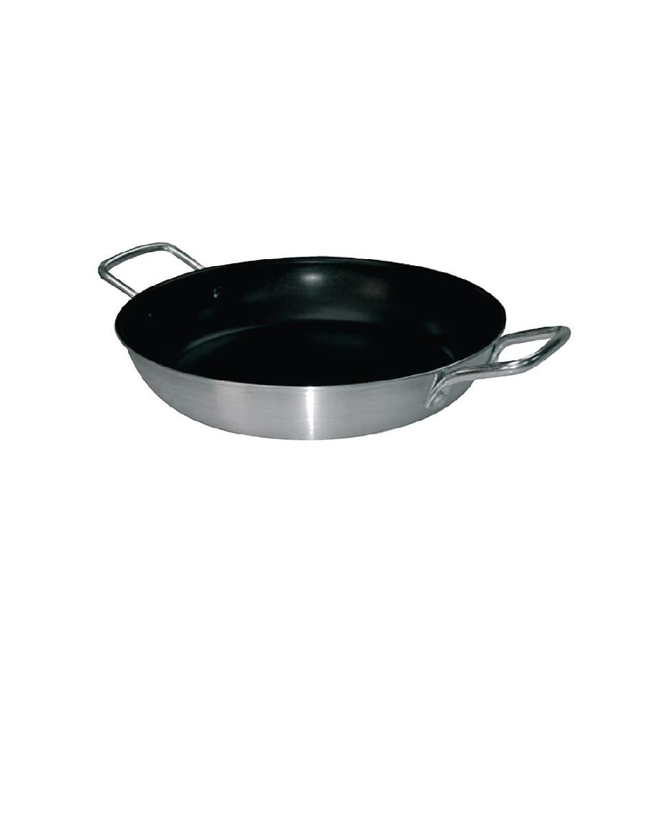 Poêle à paella - 8 Litres - Ø 45 x H 6,8 CM - Aluminium - Vogue - T369