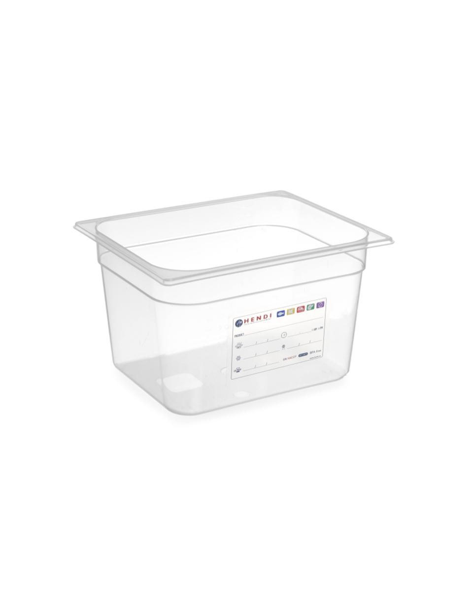 Boîte de conservation - 1/2 GN - HACCP - Hendi