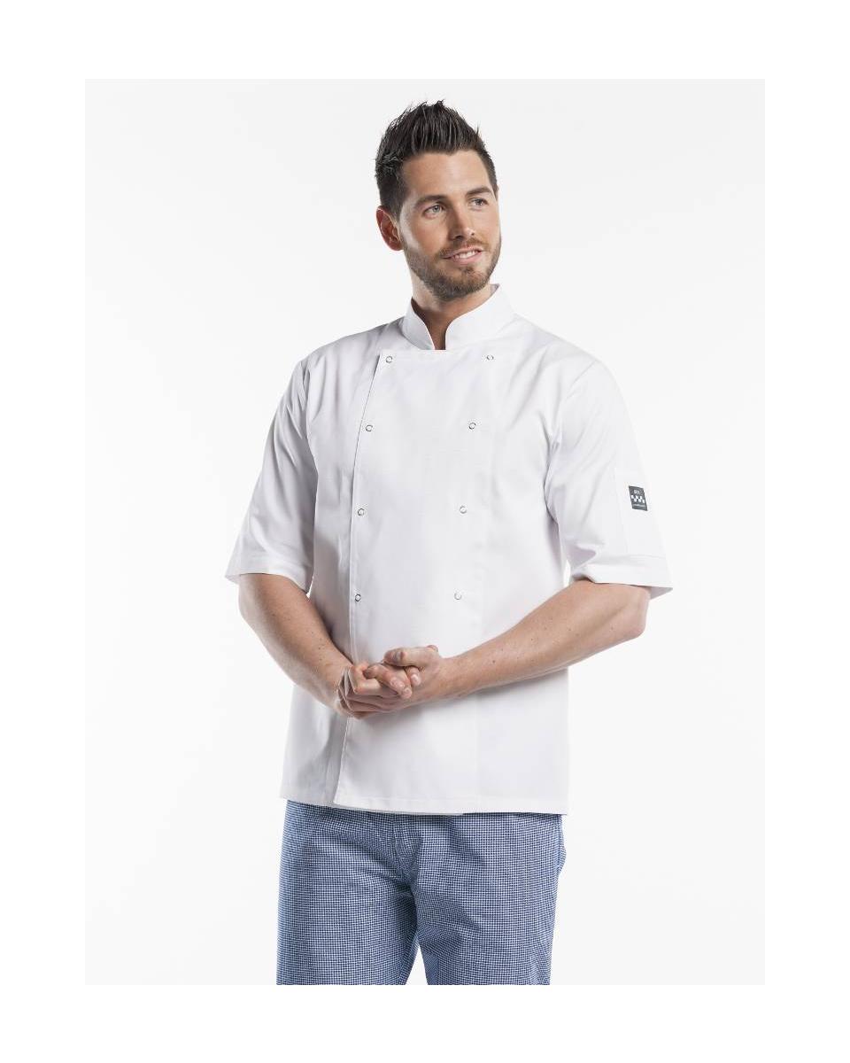 Chaud Devant - Hilton Poco White Short Sleeve - Veste de cuisine