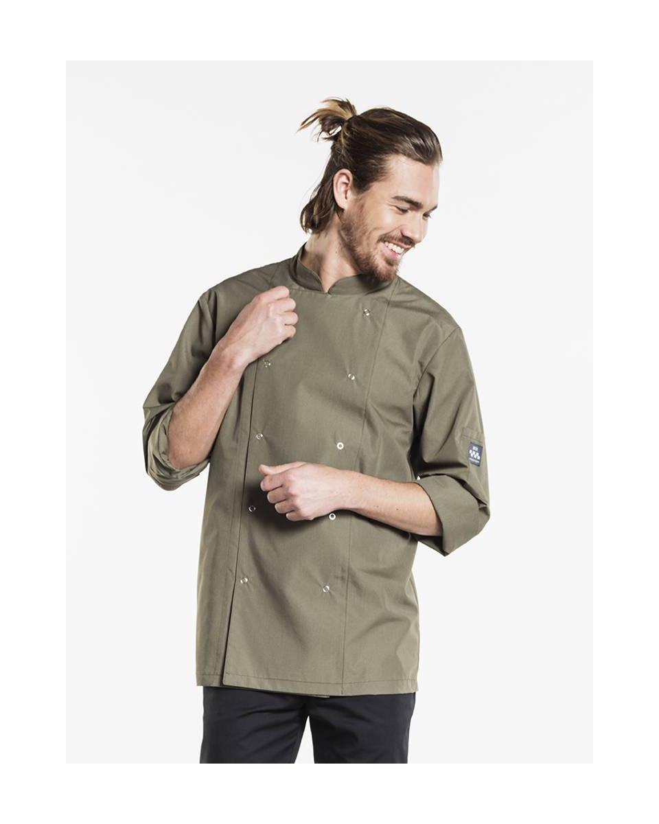 Chaud Devant - Hilton Poco Dark Olive - Veste de cuisine