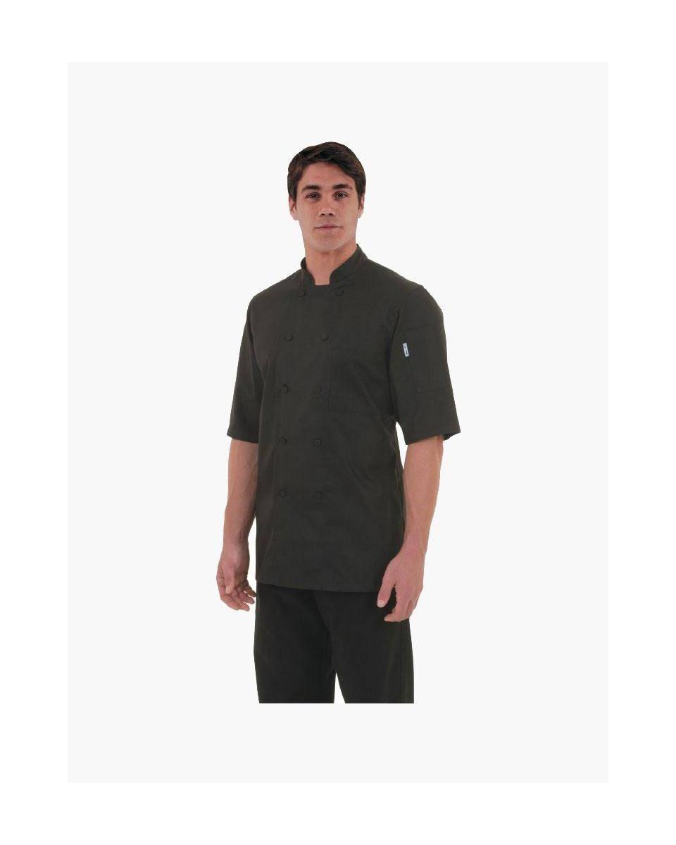 Veste de cuisine - Unisexe - Noir - Polyester/Coton - Chef Works - B054