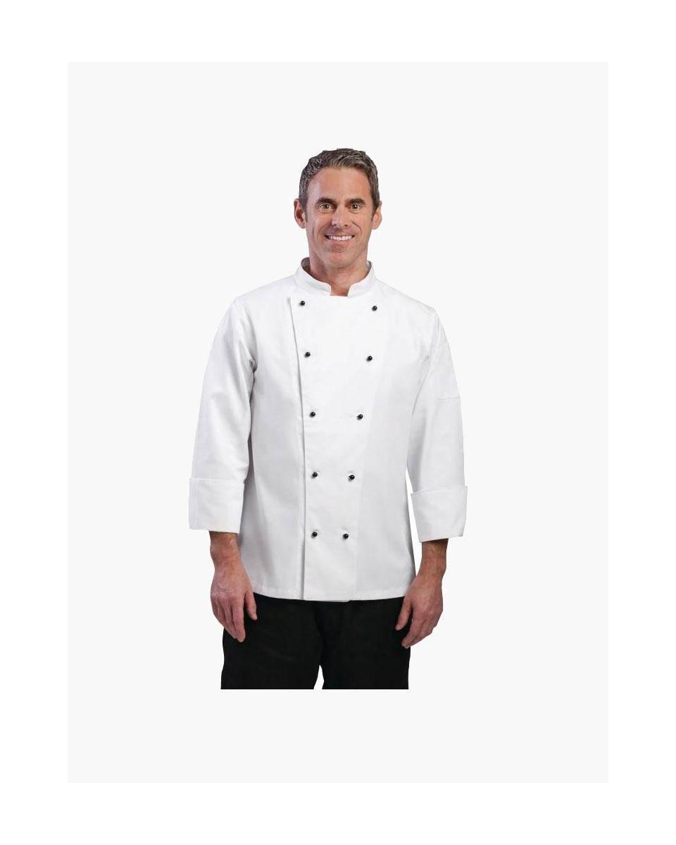 Veste de Chef - Unisexe - Blanc - H 35 x 28 CM - Polyester/Coton - Vêtement Blancs Chefs - DL710
