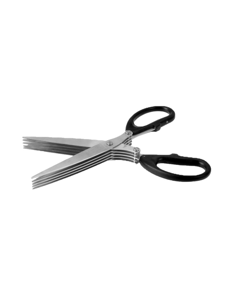 Ciseaux à herbes - 5 lames - Noir - Inox - G-Line