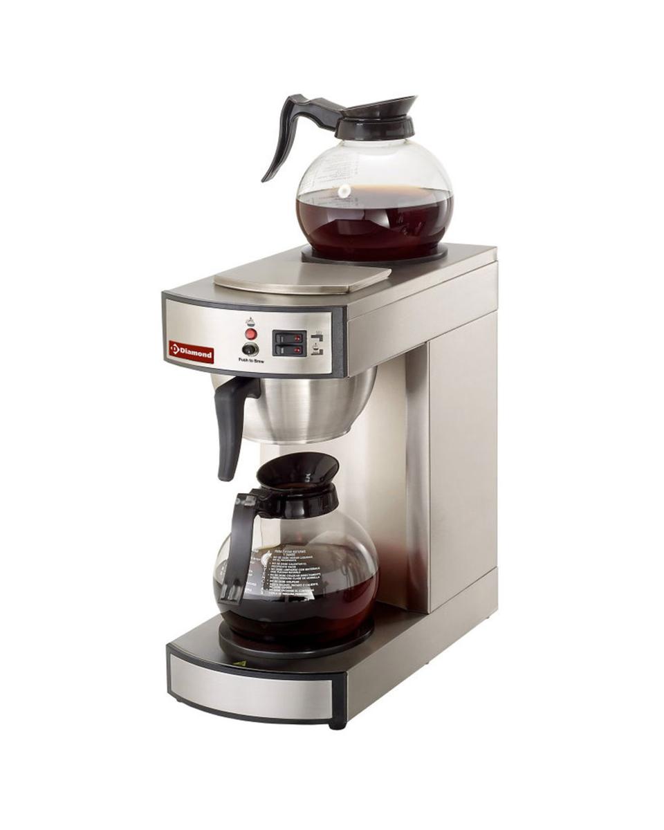 Percolateur à café automatique - 1 groupe - 2 plaques chauffantes - Diamond - PCF-A2/F