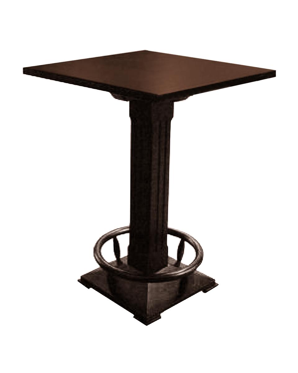 Table de poker - Safari - Noix - 80x80cm - Promoline