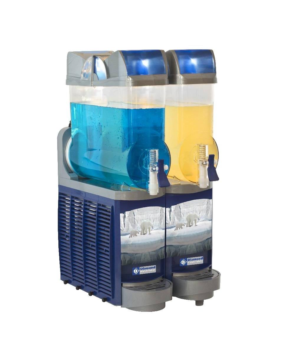 Distributeur de boissons froides - 2 x 14 Litres - Led - Diamant - DD14/2B