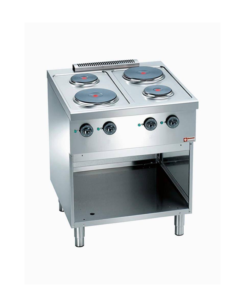 Cuisinière - Electrique - Avec four - 4 Plaques - Ø22 CM - Diamant - C4EF7-SP