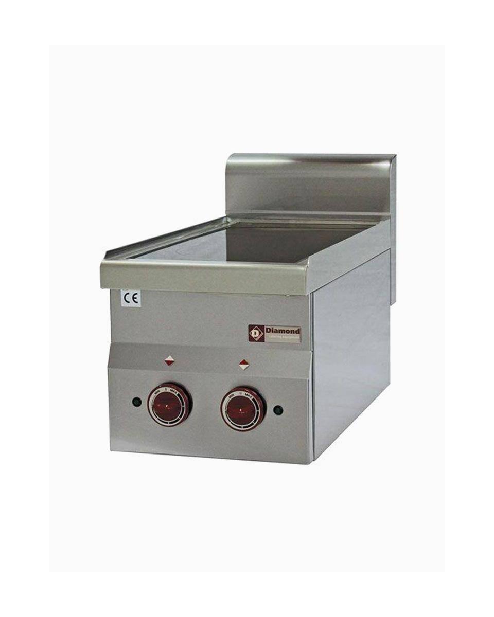 Poêle - Céramique - 2 Plaques - 2 x 1,8kW - Modèle de table - Diamant - E60/2VC3T