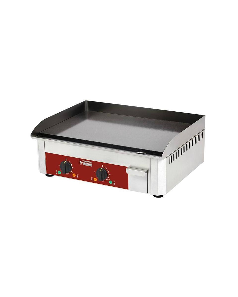 Plaque de cuisson - Électrique - Lisse - Émaillée - 60 CM - Diamant - FTE-60/SS