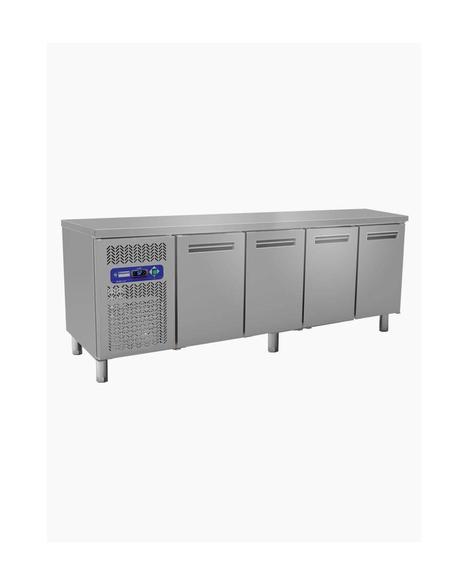 Etabli réfrigéré - 4 Portes - 550 Litres - Moteur gauche - Diamant - MR4/TP