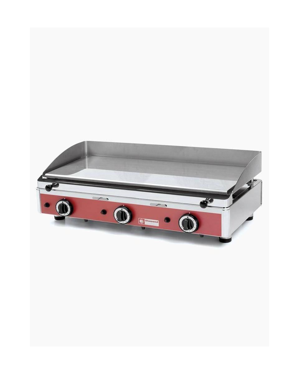 Plancha - Gaz - Lisse - 82 CM - Diamant - PLANCHA/3-N