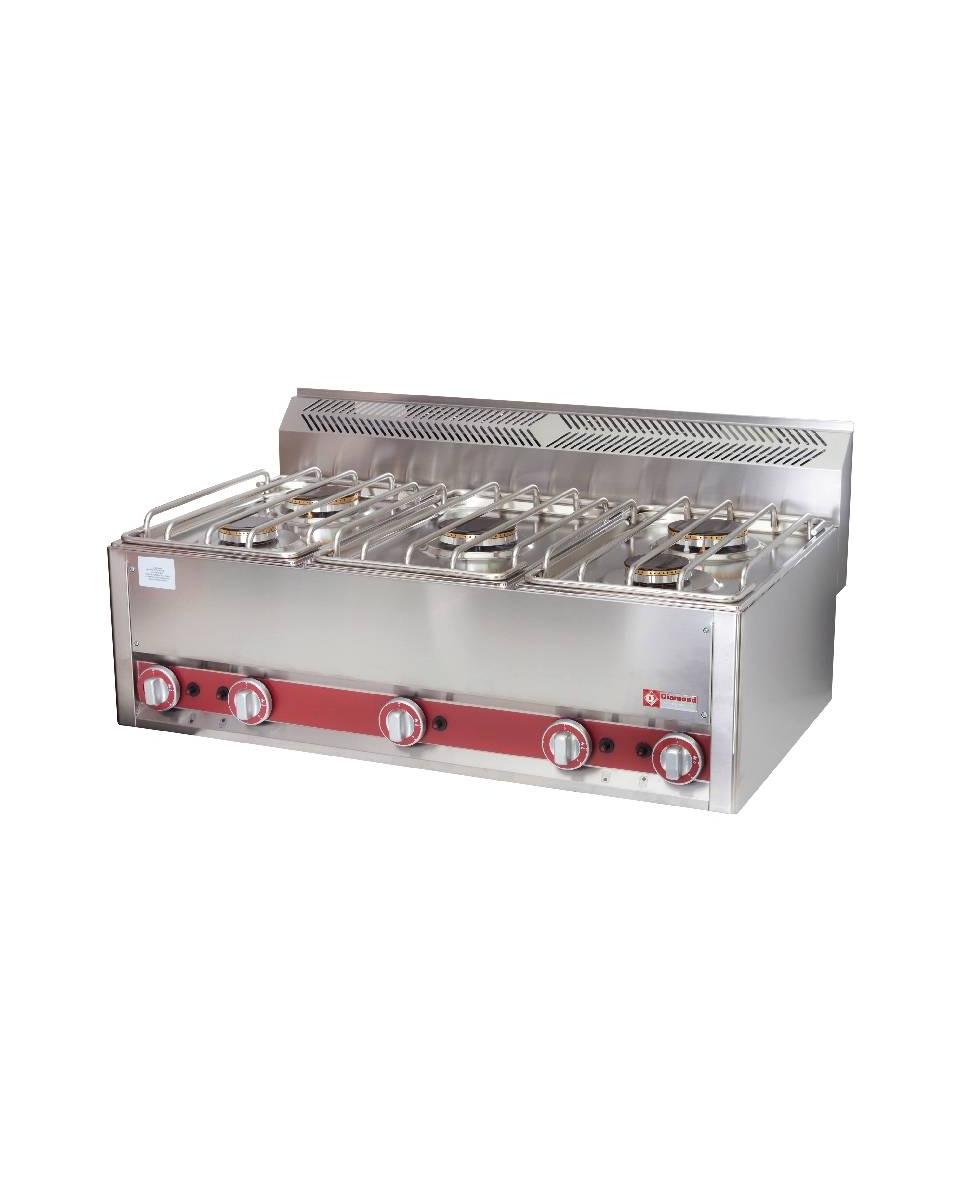 Cuisinière au gaz - 5 brûleurs - Diamant - GS6/5FT-N