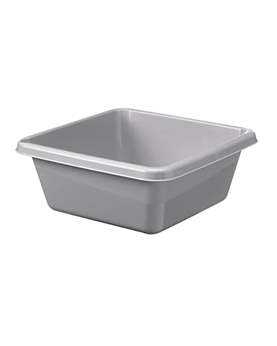 Bac à vaisselle / basculant - 10 litres - 34 x 34 CM - Gris - Sunware - 517223