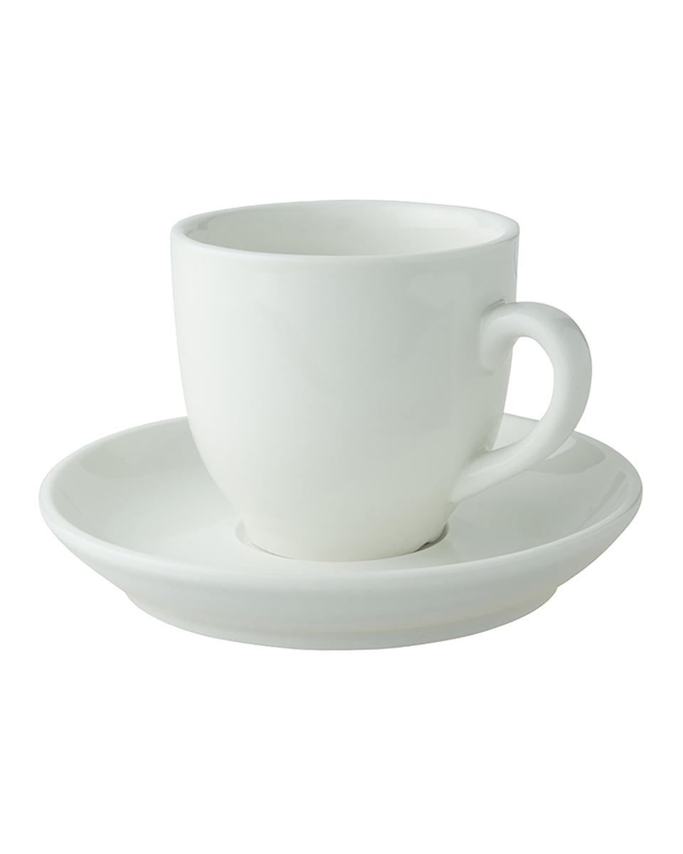 Tasse et soucoupe - 14 CL - Blanc - 12 pièces - Palmer - Robusta - 129280