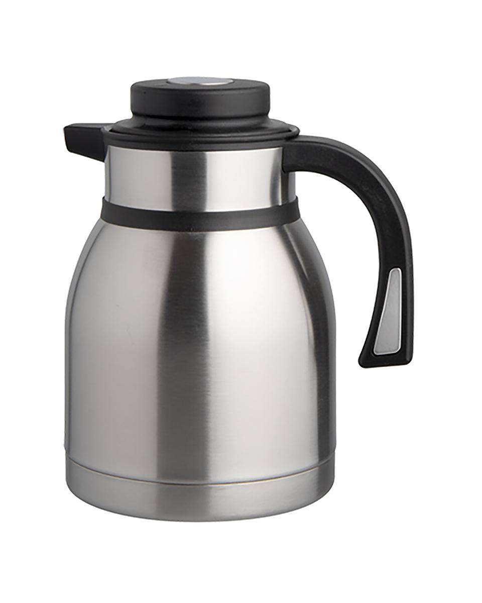 Pichet isotherme - H 22 CM - 0,792 KG - Inox 18/10 - Noir - 1,5 Litre - 595052