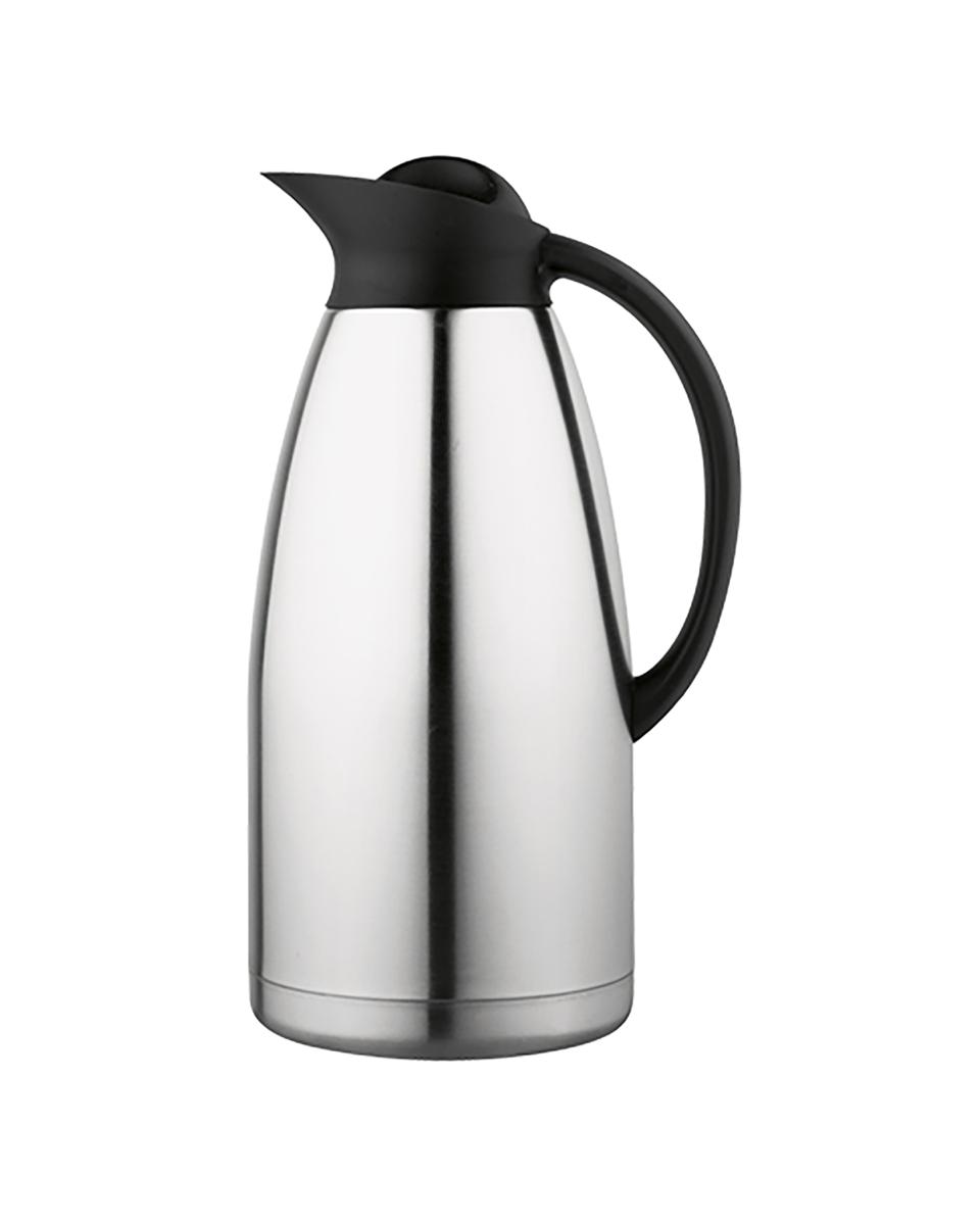 Pichet isotherme - H 32 CM - 1,08 KG - Inox 18/10 - Noir - 3 Litre - 595008