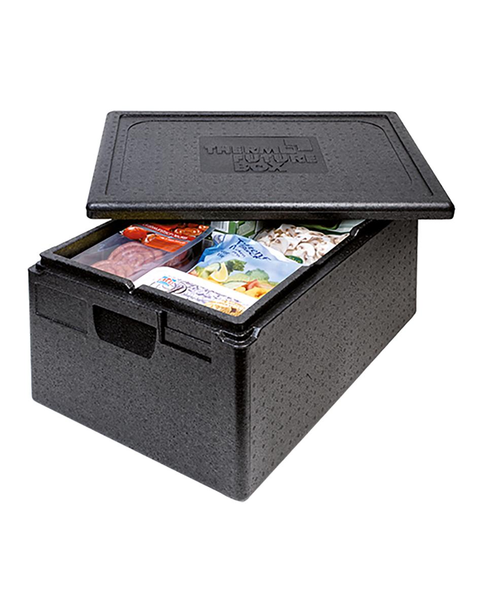 Thermobox - 1/1 GN - 46 Litre - H 32 x 60 x 40 CM - Polypropylène - Noir - Thermo Future Box - 235004