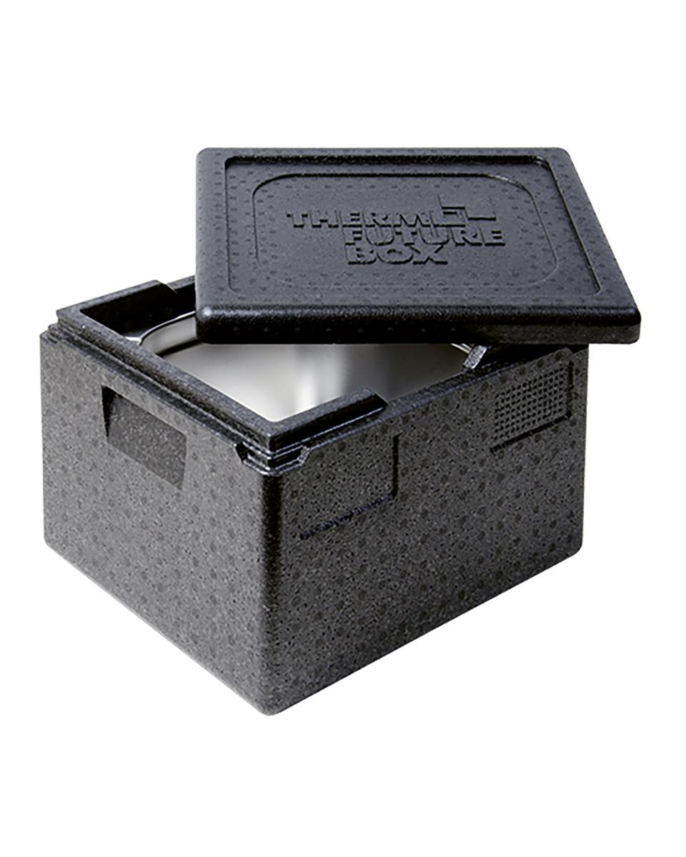 Thermobox - 1/2 GN - 23 Litre - H 32 x 39 x 33 CM - Polypropylène - Noir - Thermo Future Box - 235104