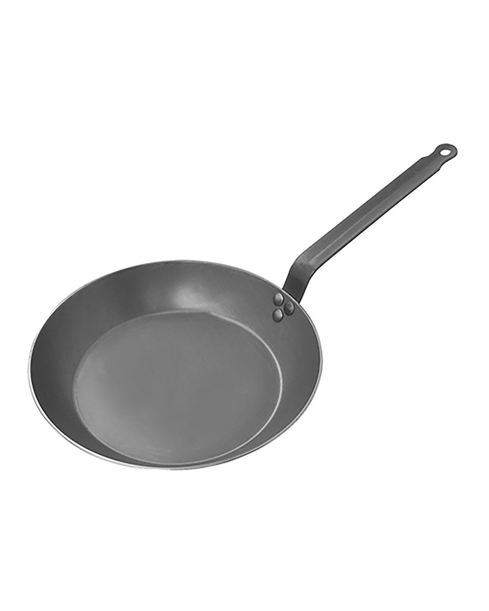 Poêle Lyonnaiser - H 3,5 CM - 2,35 KG - Ø29 CM - Tôle d'acier - Acheteur - 001007