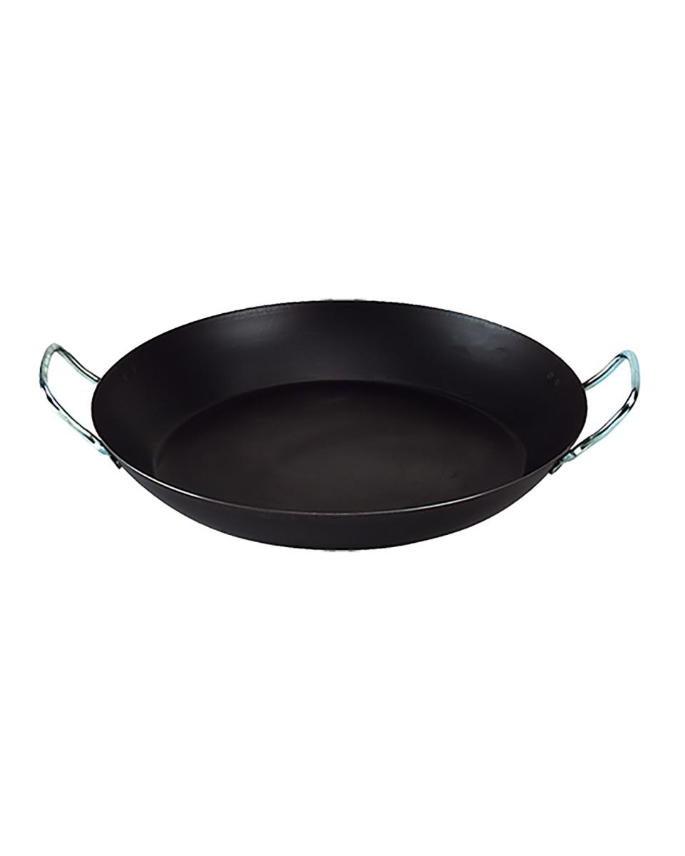 Poêle à paella - H 5 CM - 1,61 KG - Ø36,8 CM - Tôle - Acheteur - 001042