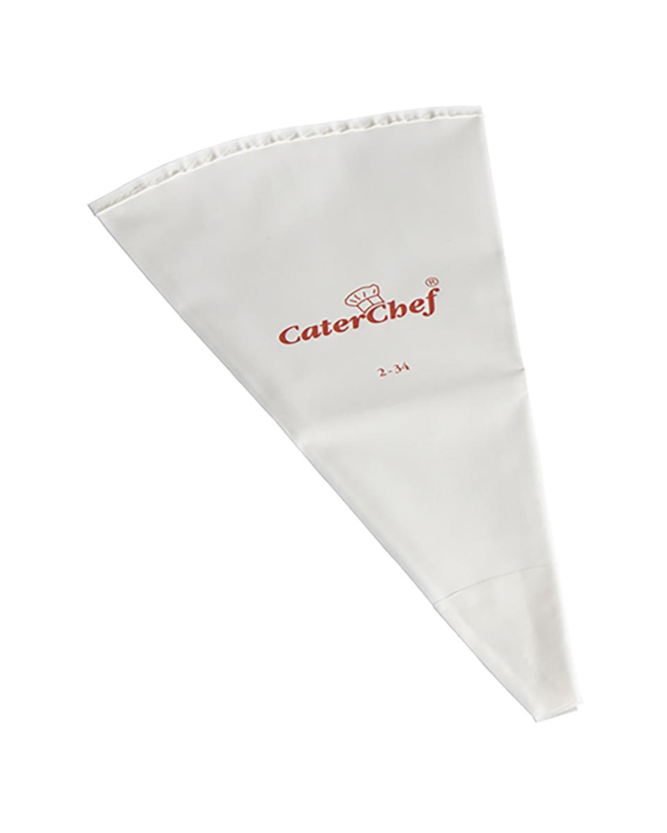 Poche à douille - 0,02 KG - 34 CM - Coton - Blanc - Caterchef - 050002
