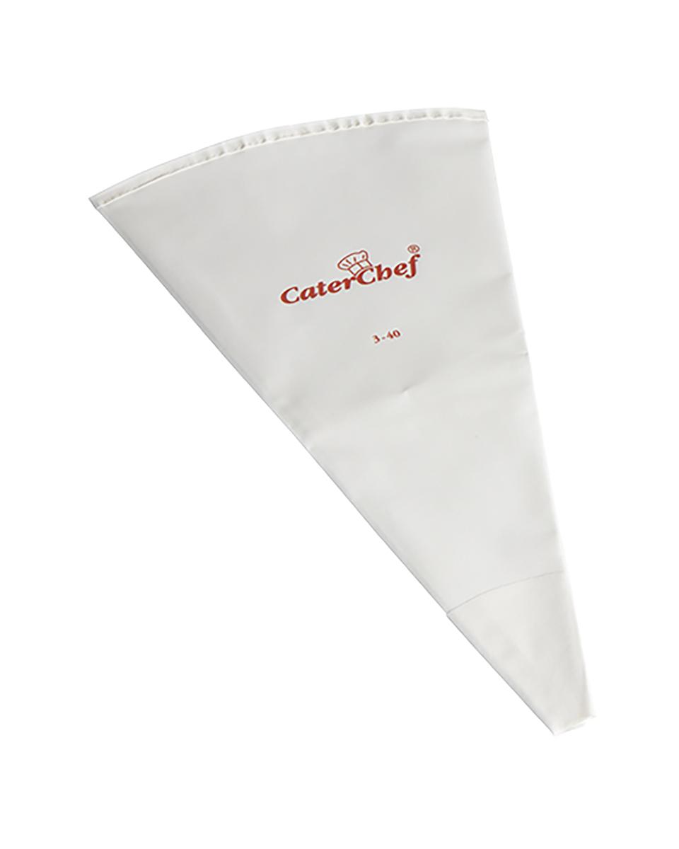Poche à douille - 0,02 KG - 40 CM - Coton - Blanc - Caterchef - 050003