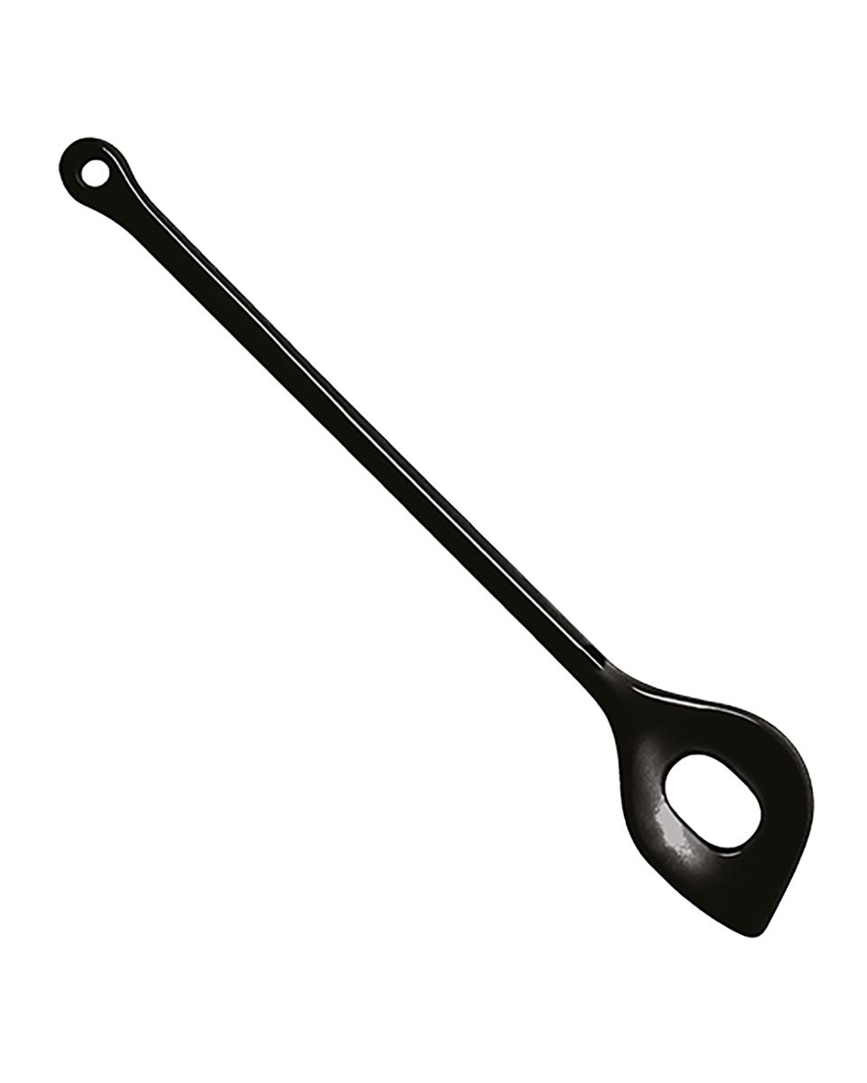 Cuillère de cuisson - 0,035 KG - 31 CM - Polybutylène téréphtalate (Pbt) - Noir - WACA - 937245