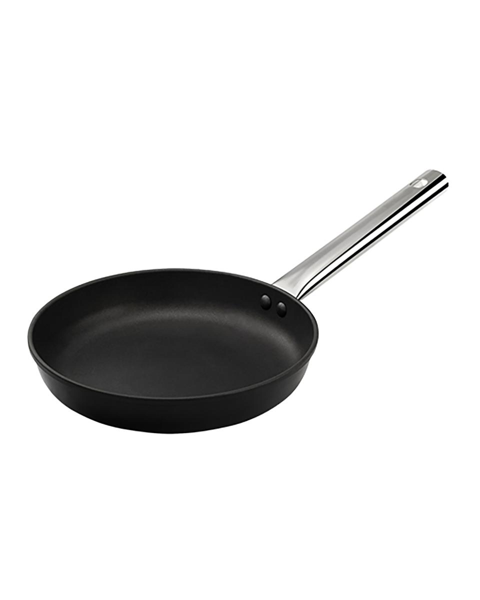 Poêle lyonnaise - H 5 CM - 0,89 KG - Ø24 CM - Aluminium - Pujadas - 720901
